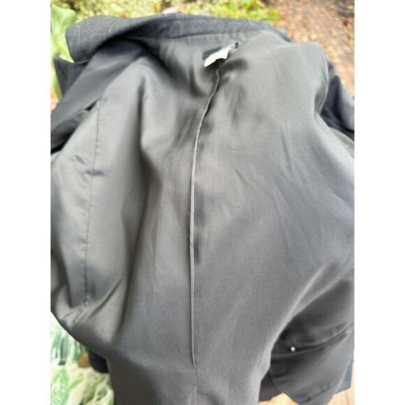 J. Crew Vintage Wool Blazer lined hidden buttons Gray 10 schoolboy  preppy - Picture 9 of 9